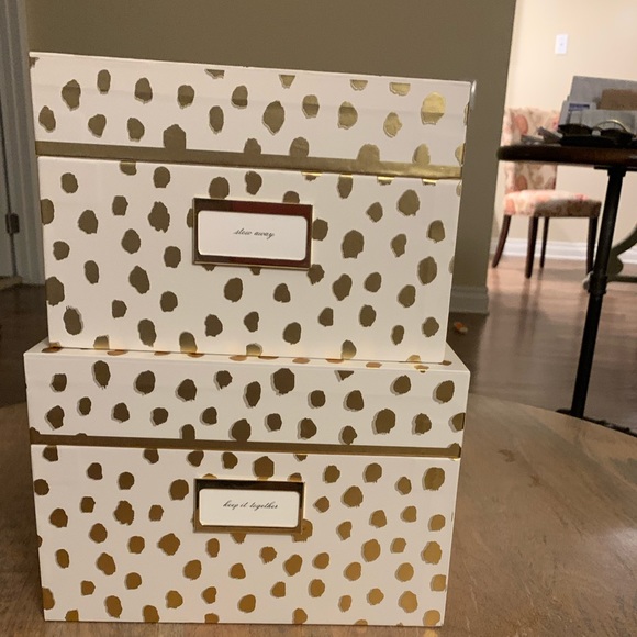 kate spade Other - Kate Spade nesting boxes